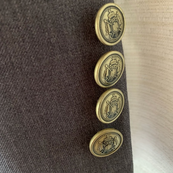 Haggar Grey 2 Button Sport Coat Blazer, Size 40S - Picture 6 of 11